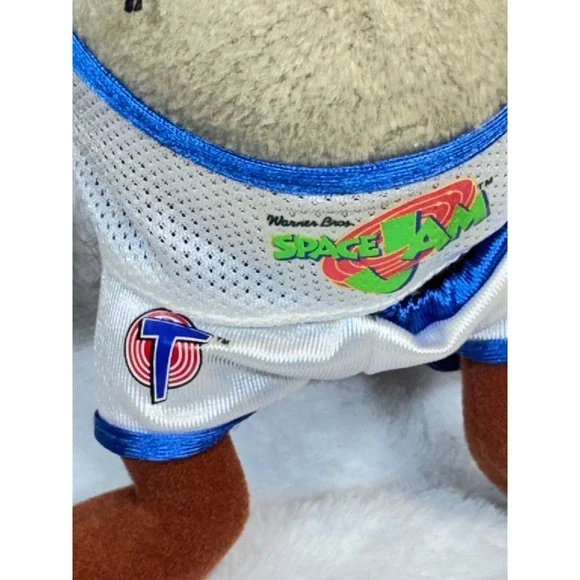 Vintage 1996 Space Jam Taz Plush 9" Tune Squad Warner Bros Toy - Picture 4 of 7